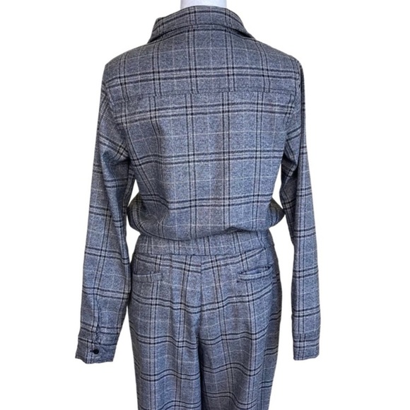 Urban Outfitters x Lucca Couture ‘Dylan’ Plaid Longsleeve Jumpsuit Coveralls XS - Picture 14 of 16